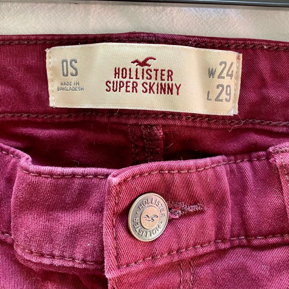 Maroon Hollister Pants
